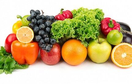 frutas y verduras para la potencia